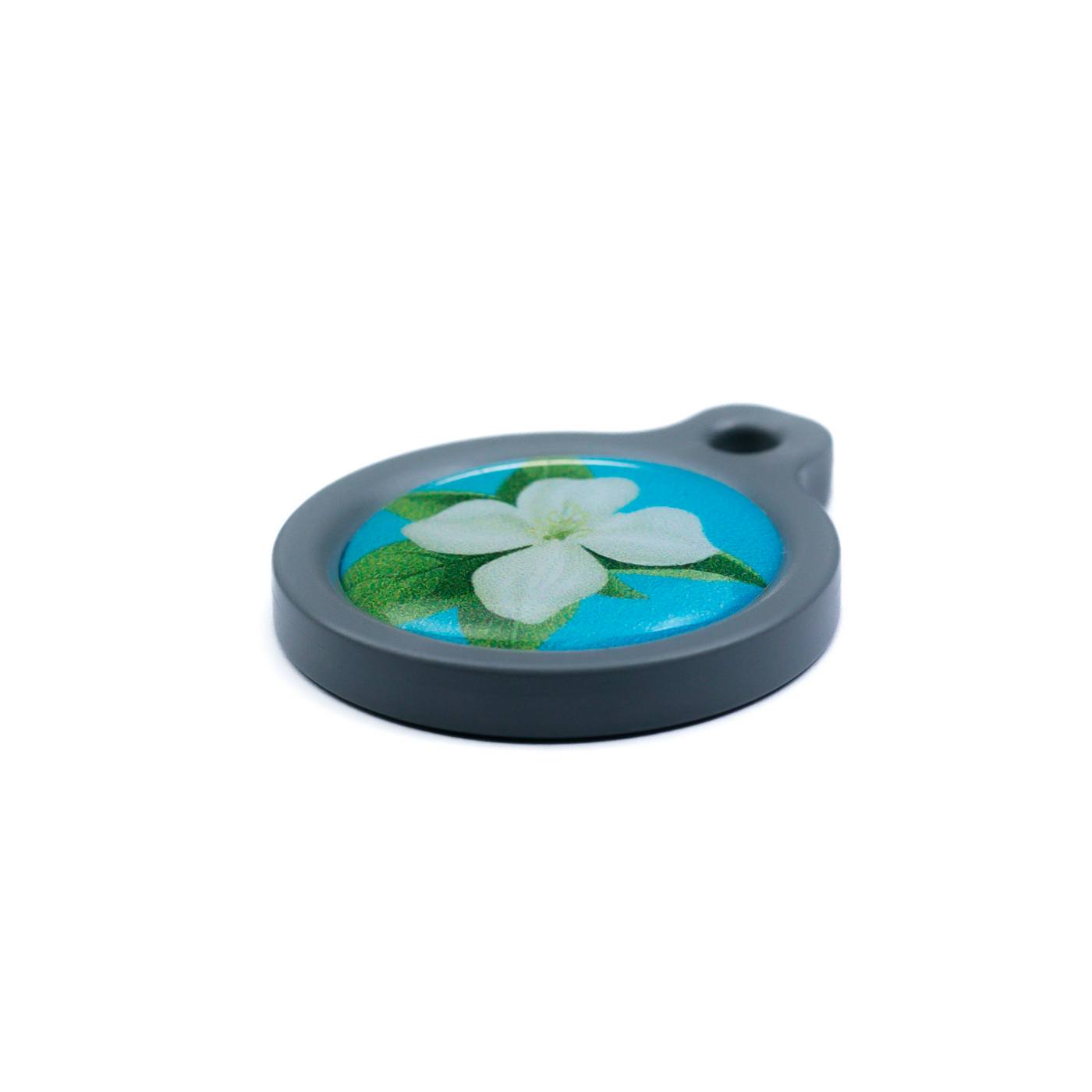 Blucky Jasmine Turquoise Blue Dog Tag medium