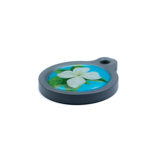 Blucky Jasmine Turquoise Blue Dog Tag medium