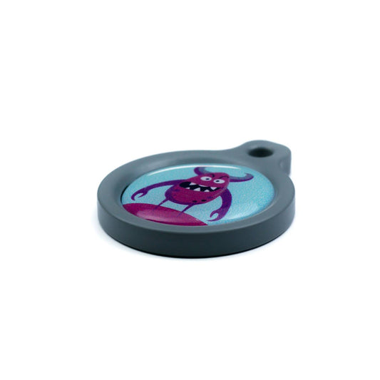 Blucky Beastie Pastel Turquoise Dog Tag medium