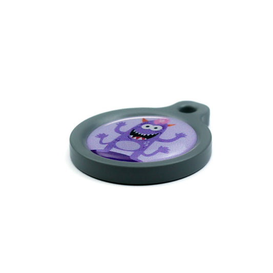 Blucky Beastie Pastel Purple Dog Tag medium