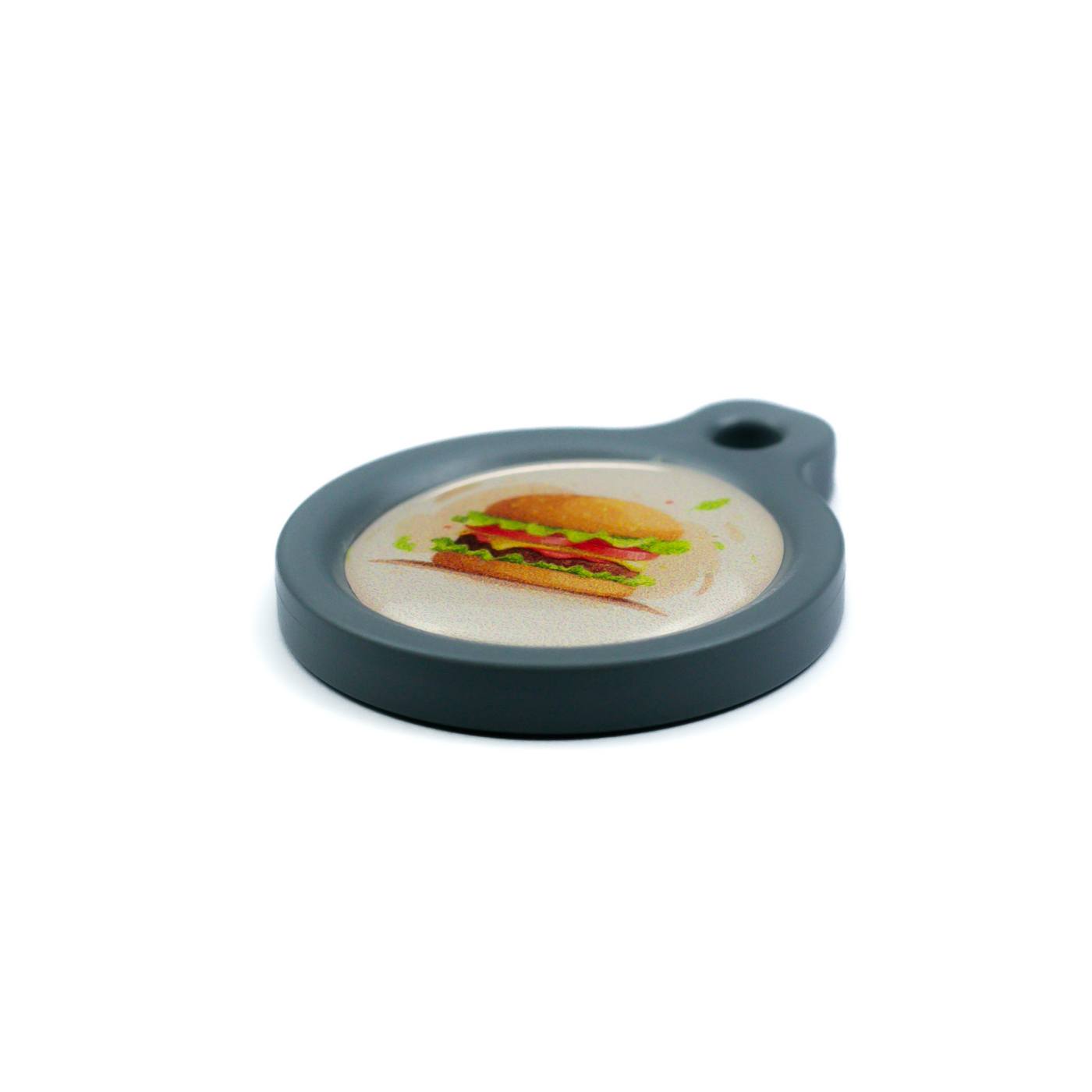 Blucky Hamburger Dog Tag medium