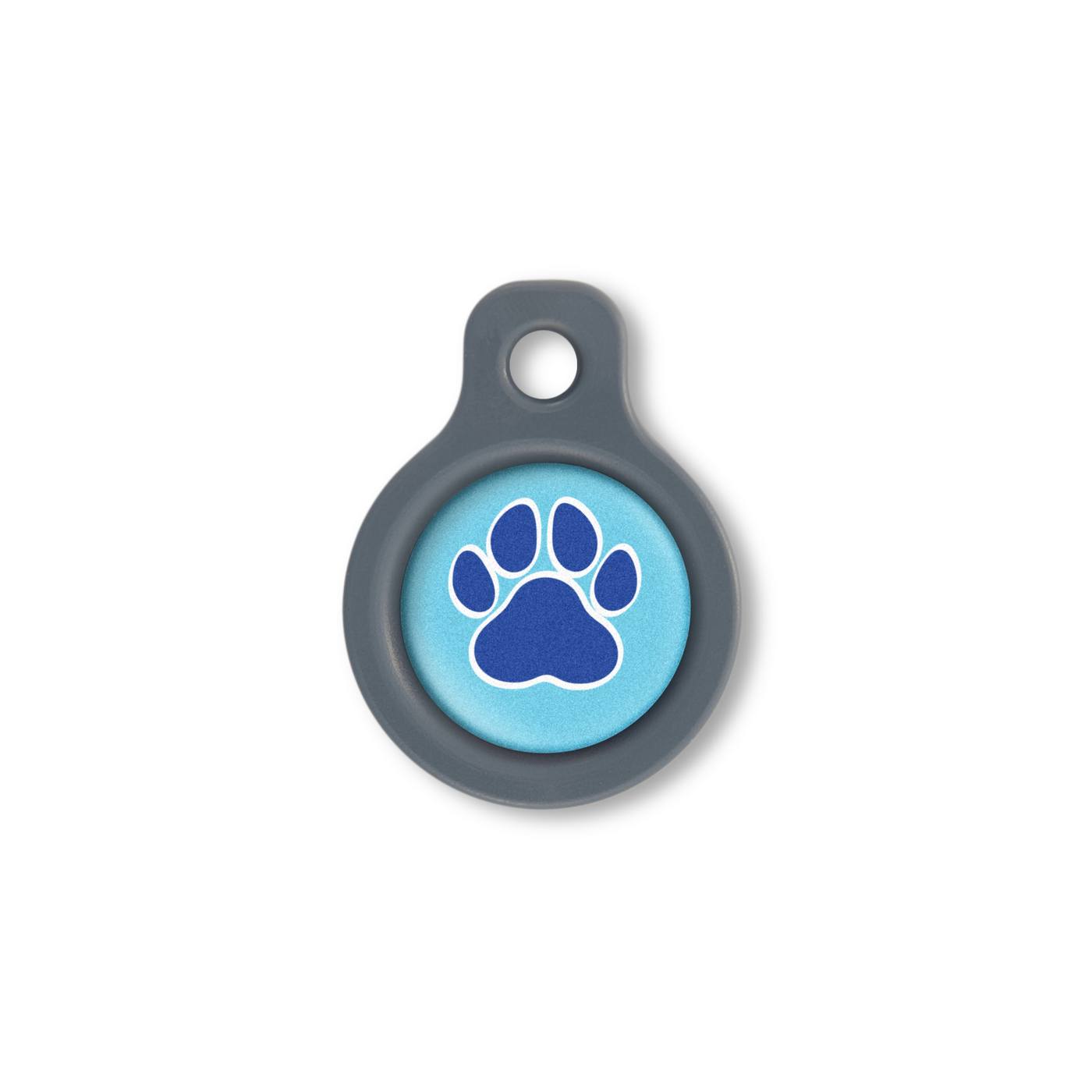 Blucky Wild Paw Turquoise Blue Dog Tag small