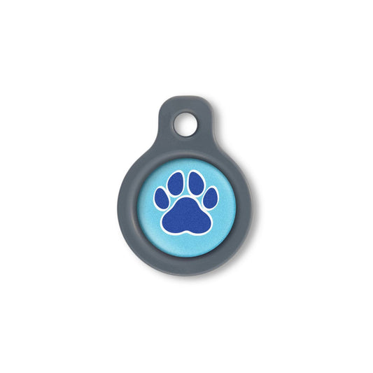 Blucky Wild Paw Turquoise Blue Dog Tag small