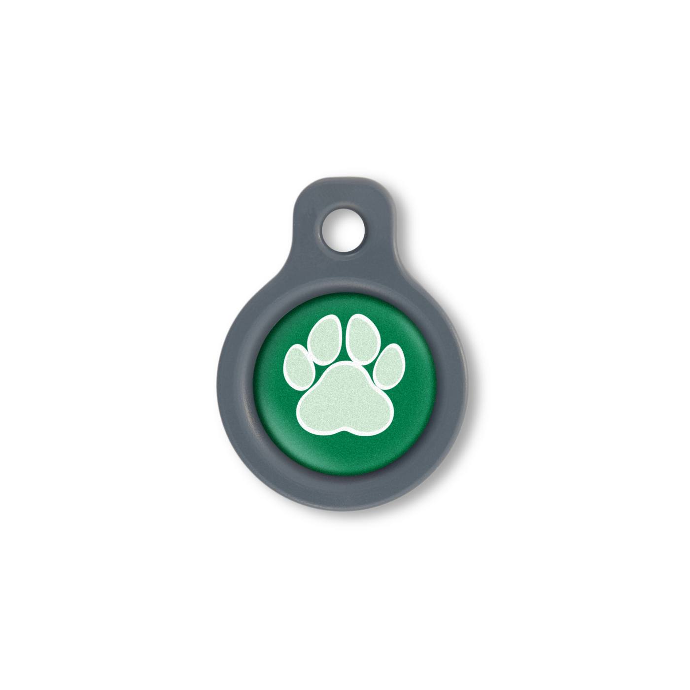 Blucky Wild Paw Dark Green Dog Tag small
