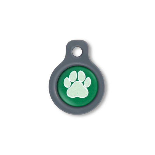 Blucky Wild Paw Dark Green Dog Tag small