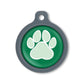 Blucky Wild Paw Dark Green Dog Tag large