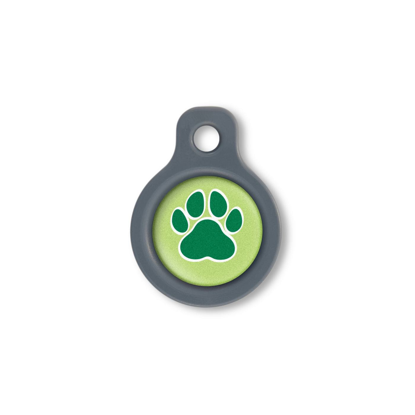 Blucky Wild Paw Lime Green Dog Tag small
