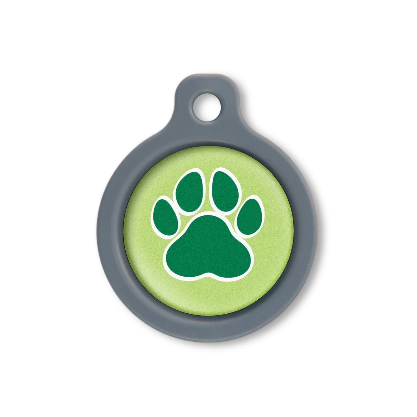 Blucky Wild Paw Lime Green Dog Tag medium