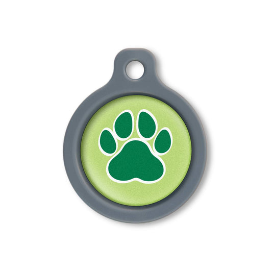 Blucky Wild Paw Lime Green Dog Tag medium