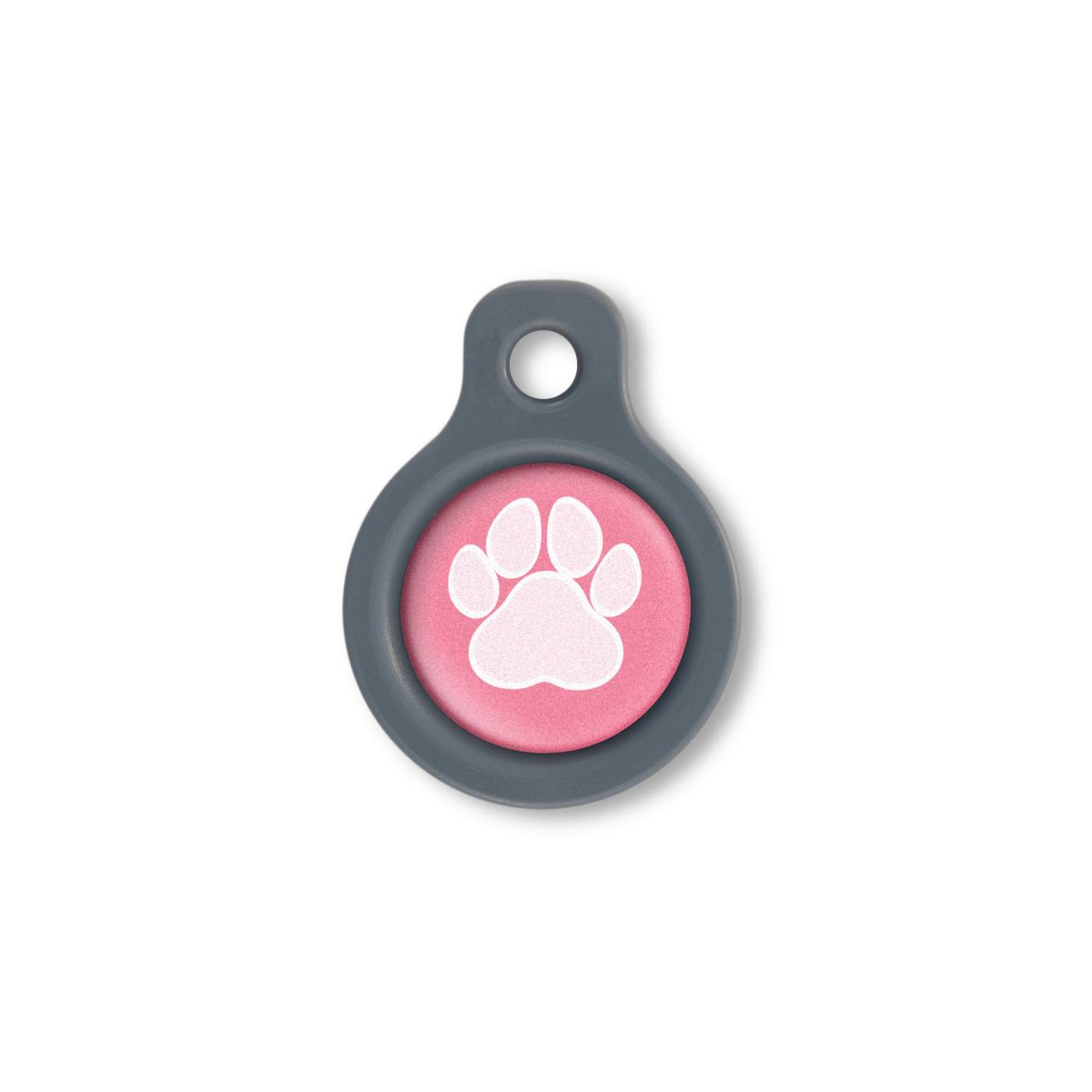 Blucky Wild Paw Dark Pink Dog Tag small
