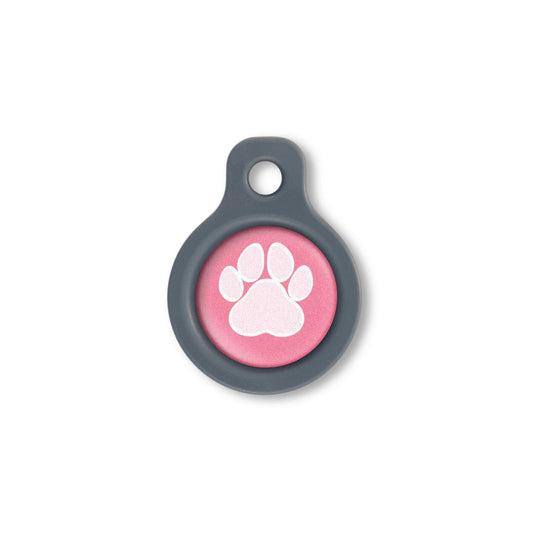 Blucky Wild Paw Dark Pink Dog Tag small