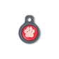 Blucky Wild Paw Red Dog Tag small