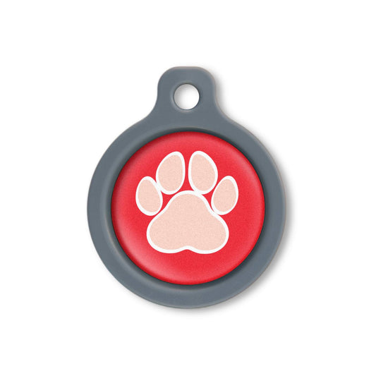 Blucky Wild Paw Red Dog Tag medium