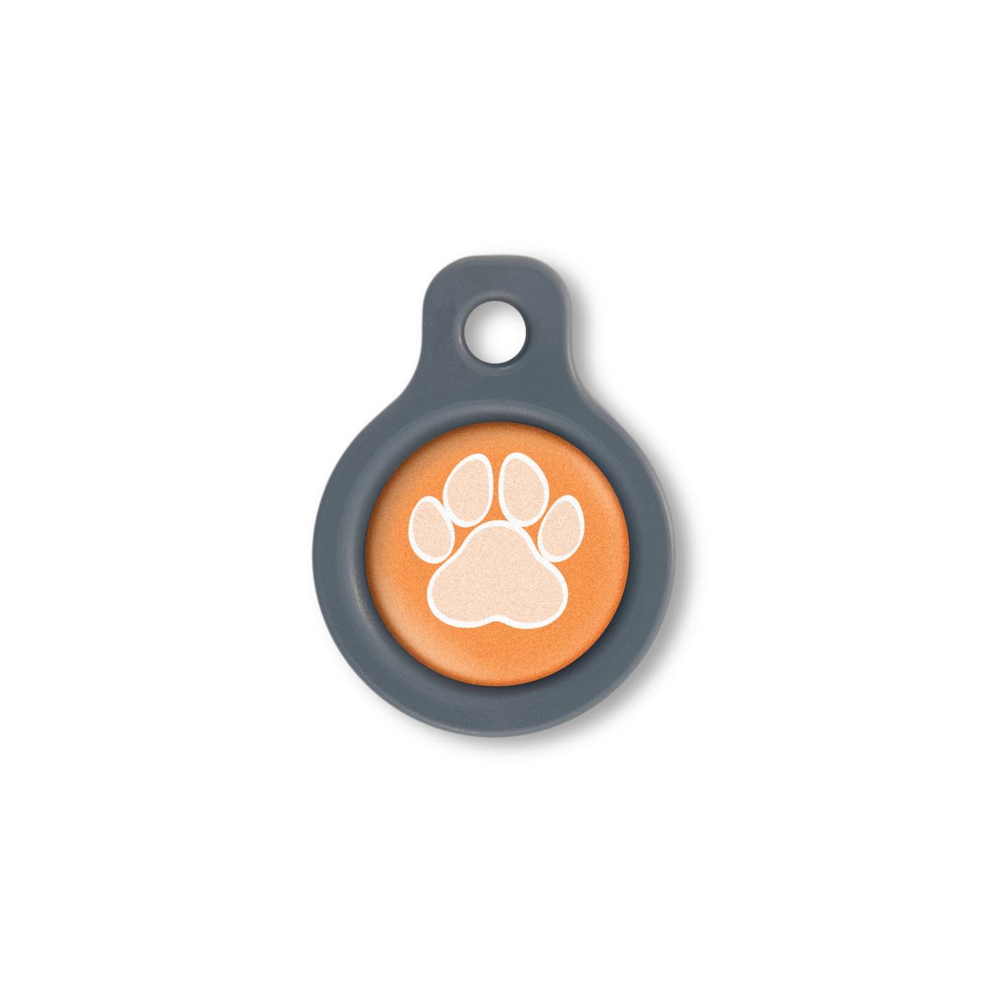 Blucky Wild Paw Orange Dog Tag small