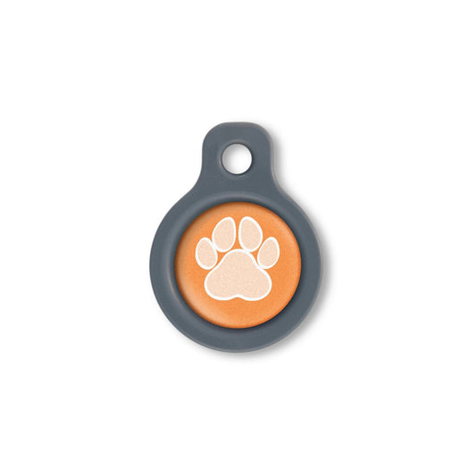 Blucky Wild Paw Orange Dog Tag small