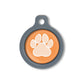 Blucky Wild Paw Orange Dog Tag medium