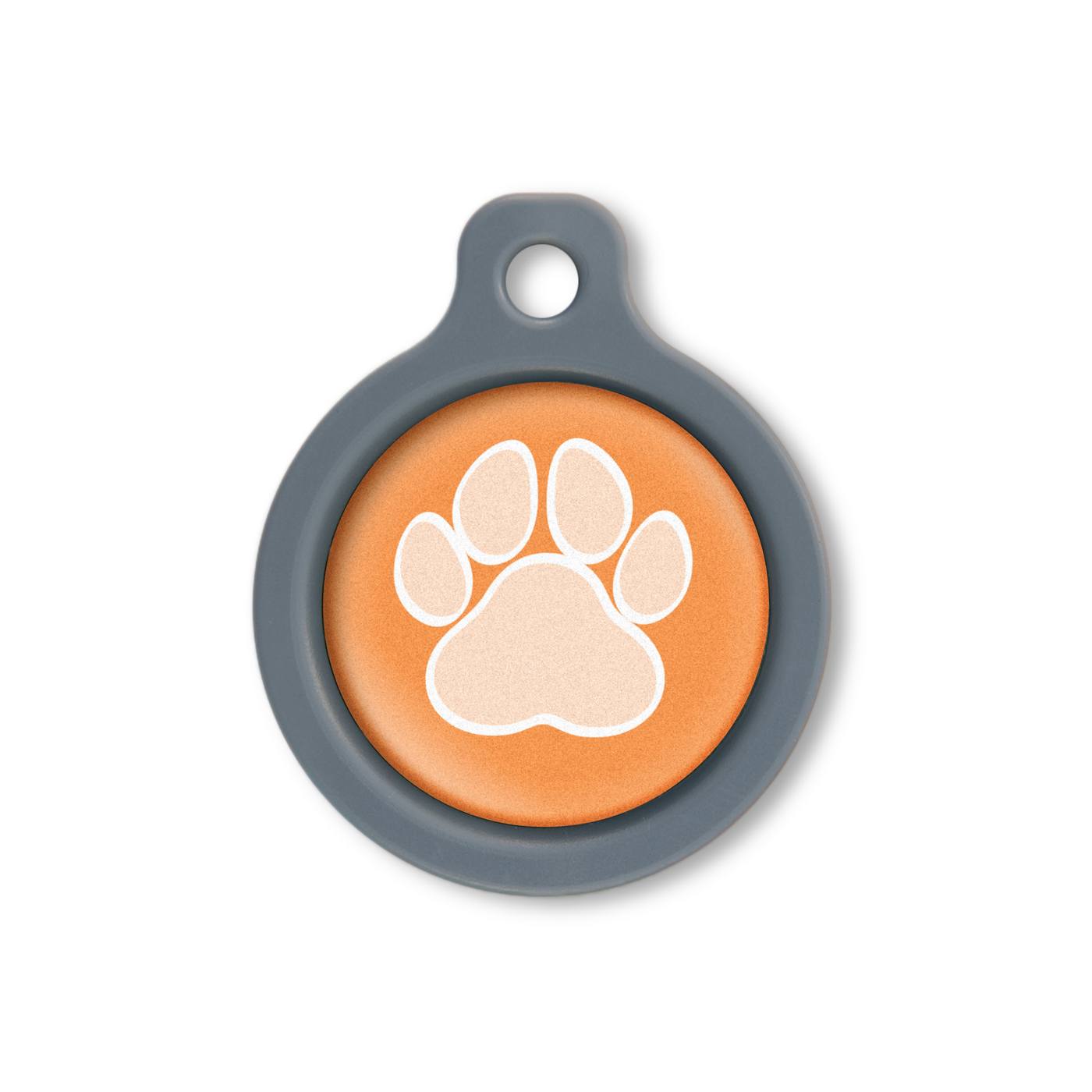 Blucky Wild Paw Orange Dog Tag medium