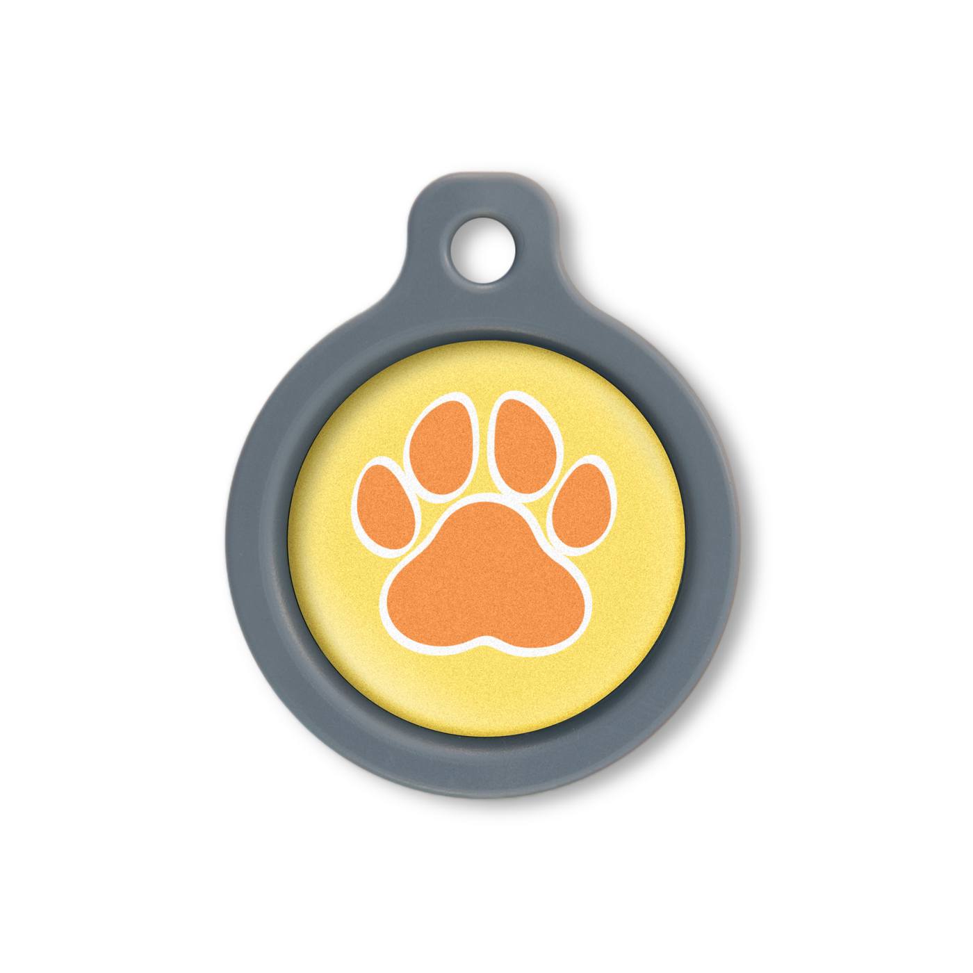Blucky Wild Paw Yellow Dog Tag medium