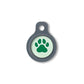 Blucky Wild Paw Pastel Green Dog Tag small