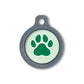 Blucky Wild Paw Pastel Green Dog Tag medium