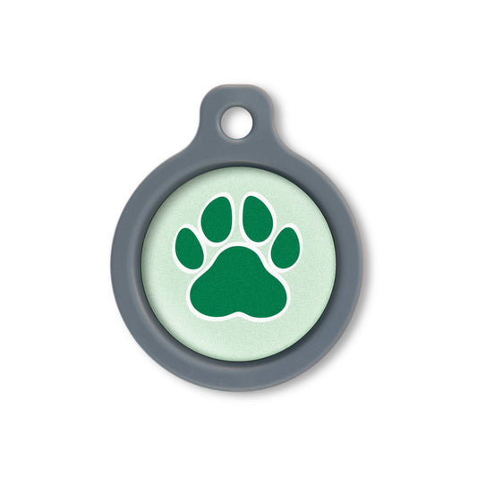 Blucky Wild Paw Pastel Green Dog Tag medium