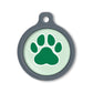 Blucky Wild Paw Pastel Green Dog Tag large