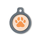Blucky Wild Paw Pastel Orange Dog Tag medium
