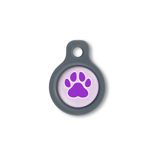 Blucky Wild Paw Pastel Purple Dog Tag small