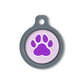 Blucky Wild Paw Pastel Purple Dog Tag medium