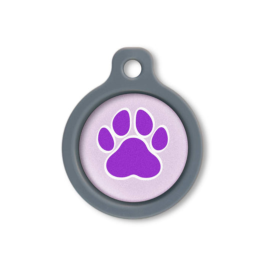 Blucky Wild Paw Pastel Purple Dog Tag medium