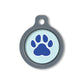 Blucky Wild Paw Pastel Turquoise Dog Tag medium