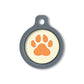 Blucky Wild Paw Pastel Yellow Dog Tag medium