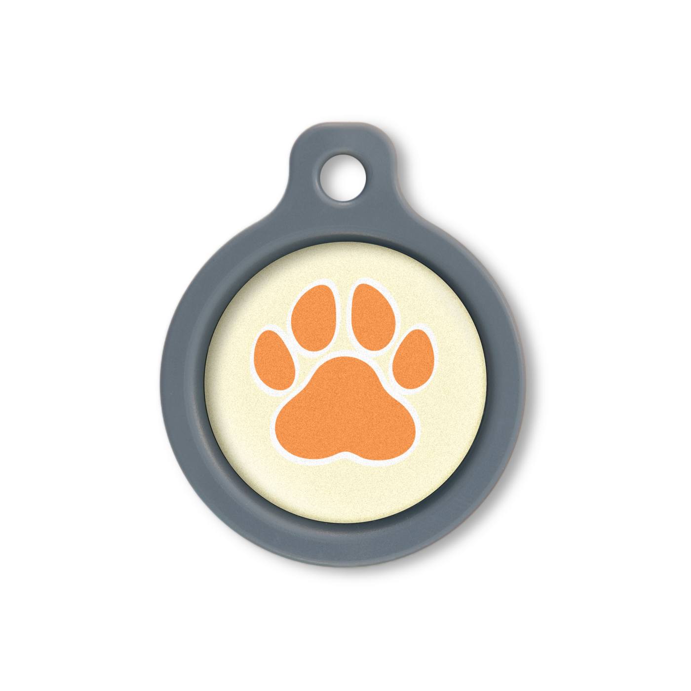 Blucky Wild Paw Pastel Yellow Dog Tag medium
