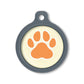 Blucky Wild Paw Pastel Yellow Dog Tag large