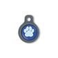 Blucky Wild Paw Dark Blue Dog Tag small