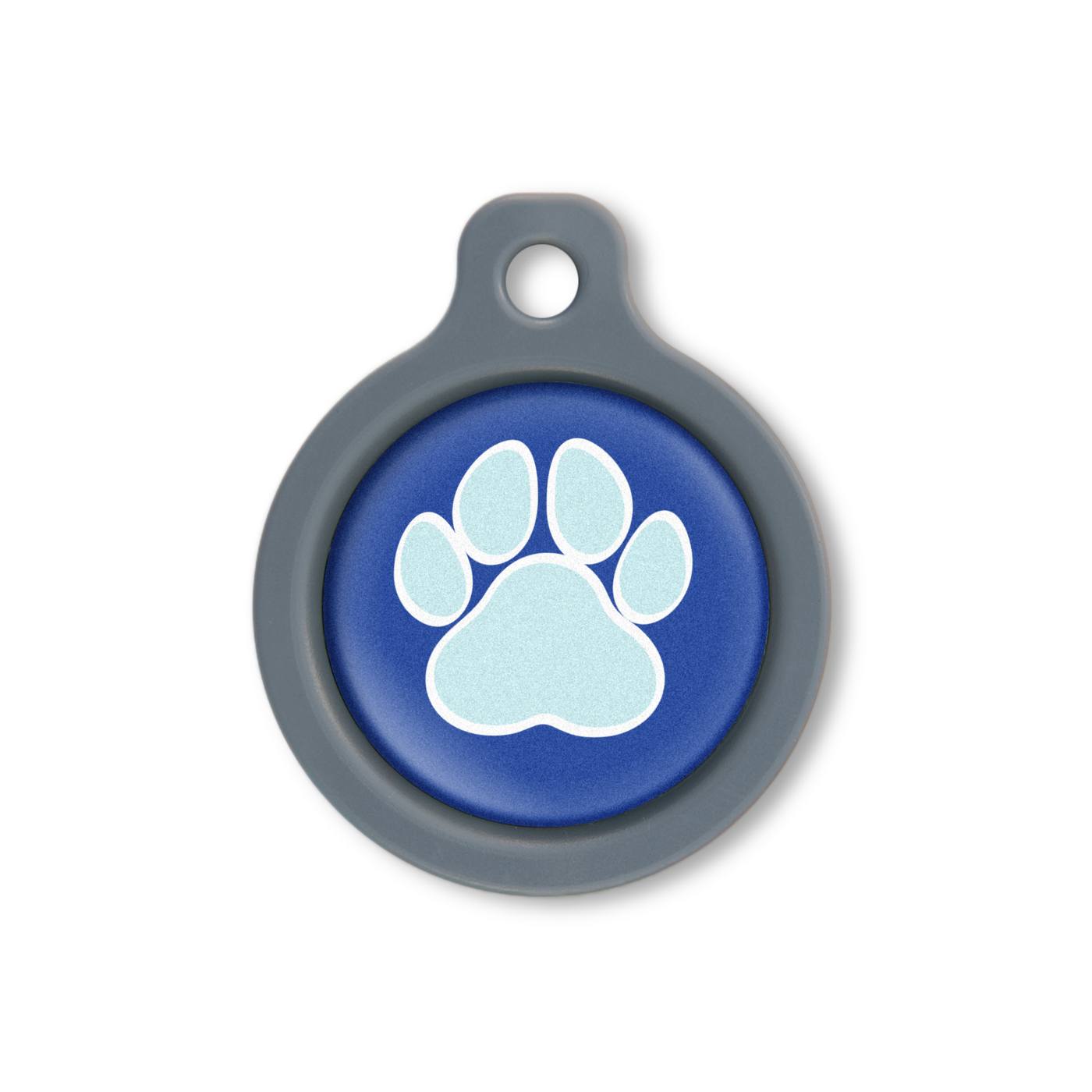 Blucky Wild Paw Dark Blue Dog Tag medium