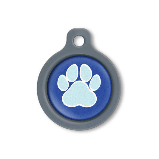 Blucky Wild Paw Dark Blue Dog Tag medium