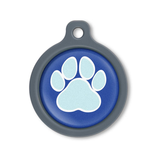 Blucky Wild Paw Dark Blue Dog Tag large