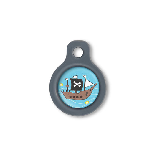 Blucky Pirate Bleu Turquoise Médaille small