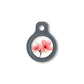Blucky Sakura White Dog Tag small
