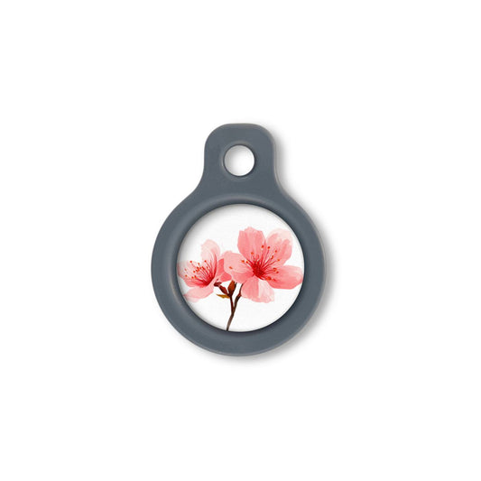 Blucky Sakura White Dog Tag small