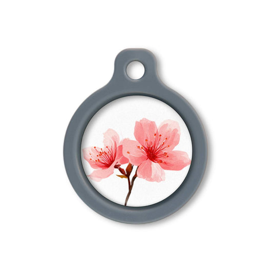 Blucky Sakura White Dog Tag medium