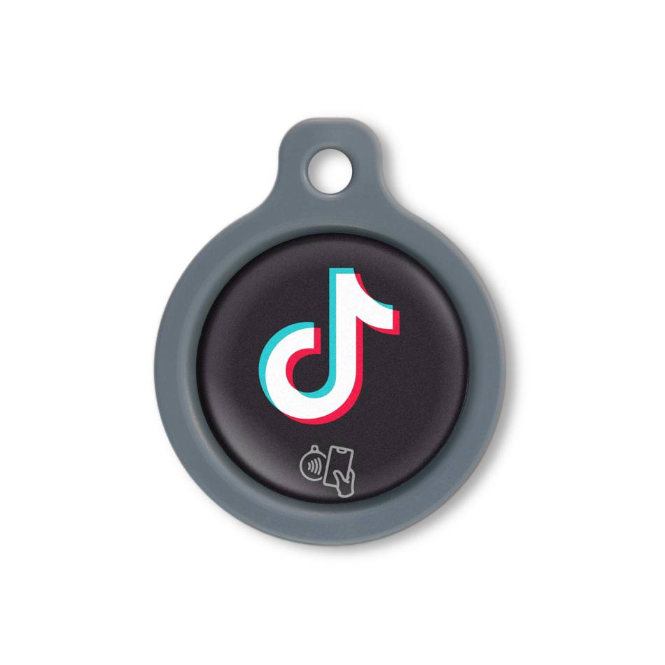 Blucky Social NFC TikTok Schwarz Tag medium