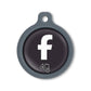Blucky Social NFC Facebook Schwarz Tag large