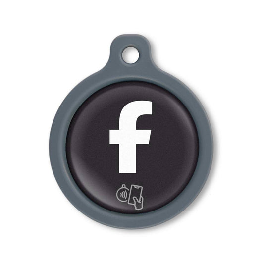 Blucky Social NFC Facebook Schwarz Tag large