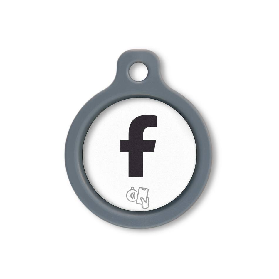 Blucky Social NFC Facebook Weiss Tag medium