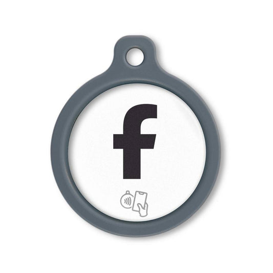 Blucky Social NFC Facebook Weiss Tag large