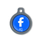 Blucky Social NFC Facebook Dark Blue Tag medium