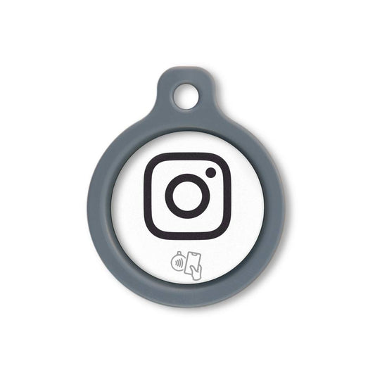 Blucky Social NFC Instagram Weiss Tag medium