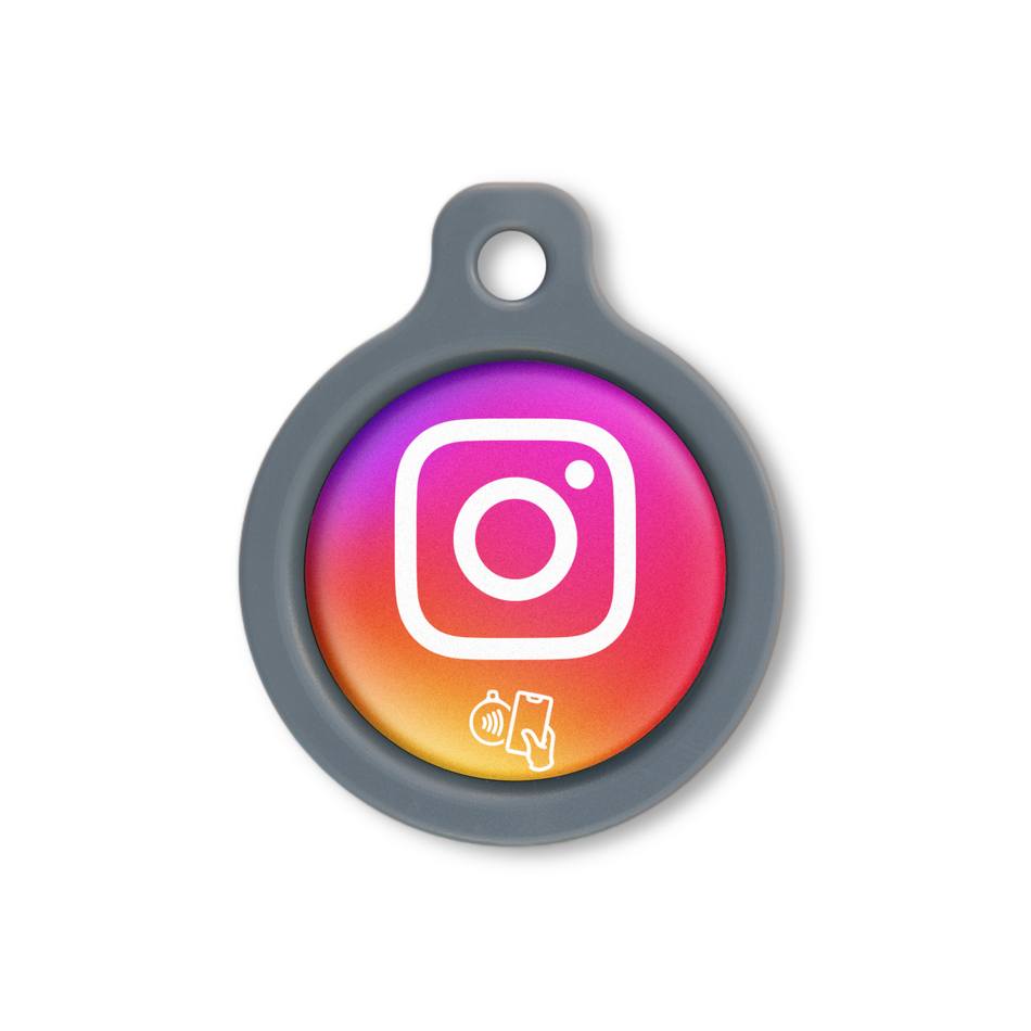 Blucky Social NFC Instagram Lila Tag medium